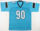 Julius Peppers Signed Carolina Panthers Jersey (Players Ink) NFL HOF 2024 /L B