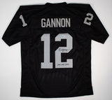 Rich Gannon Signed Oakland Raiders Black Jersey Inscribed NFL MVP 2002 (Beckett)