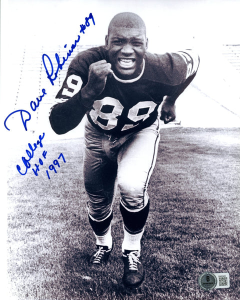 Dave Robinson Autographed Penn State Nittany Lions 8x10 Photo Beckett 59521
