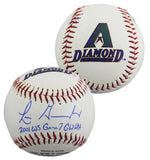 D-Backs Luis Gonzalez "2001 WS Game 7 GW Hit" Signed Hutch Baseball BAS #BX68745