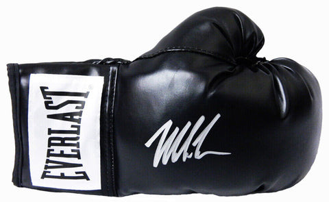 MIKE TYSON Signed Everlast Black Full Size Boxing Glove - SCHWARTZ