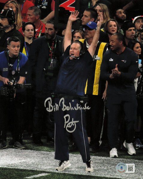 Bill Belichick Autographed Signed 8x10 Photo Patriots "Pats" Beckett QR #BG27407