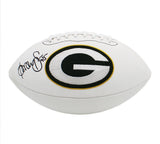Dorsey Levens Signed Green Bay Packers Embroidered White Football