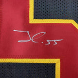 FRAMED Autographed/Signed FRANK CLARK 33x42 Kansas City Black Jersey PSA/DNA COA