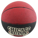 Bulls Michael Jordan Signed Chicago Bulls Mini Logo Basketball BAS #AE13994