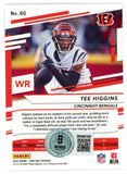 Tee Higgins Autographed 2022 Panini Prestige #60 Trading Card Beckett 50239