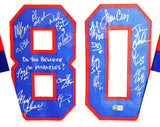 1980 Team USA "MIRACLE" Hockey Jersey 18 Autographs Custom LED LitFrame BAS COA