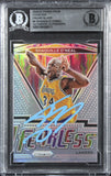 Lakers Shaquille O'Neal Signed 2020 Panini Prizm Silver #5 Card BAS Slabbed