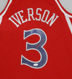 Phili 76ers ALLEN IVERSON Signed Official Mitchell & Ness Jersey AUTO - JSA