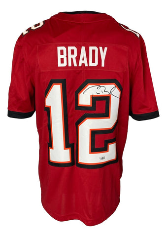 Tom Brady Signed Tampa Bay Buccaneers Red Nike Limited Football Jersey Fanatics