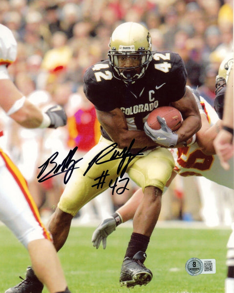 Bobby Purify Autographed/Signed Colorado Buffaloes 8x10 Photo Beckett 57714