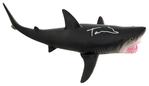 Tara Reid Signed Great White Shark 15-inch Grey Rubber Toy - (SCHWARTZ COA)