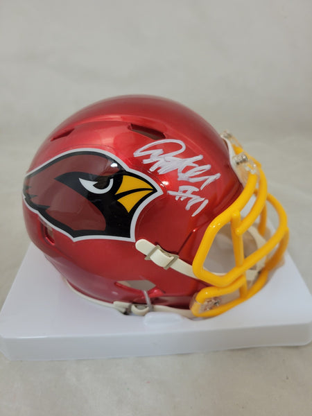 ANQUAN BOLDIN SIGNED ARIZONA CARDINALS FLASH SPEED MINI HELMET BECKETT QR