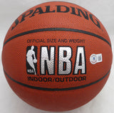 Wilt Chamberlain Autographed Spalding Basketball Lakers Beckett QR #AC74587