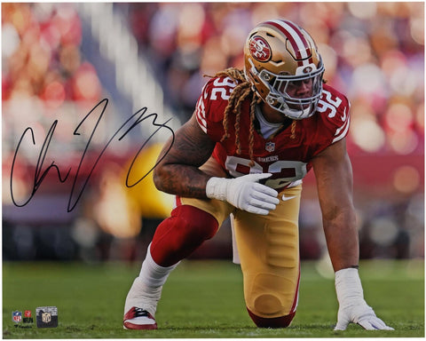 Chase Young San Francisco 49ers Autographed 16" x 20" Pre-Snap Photograph