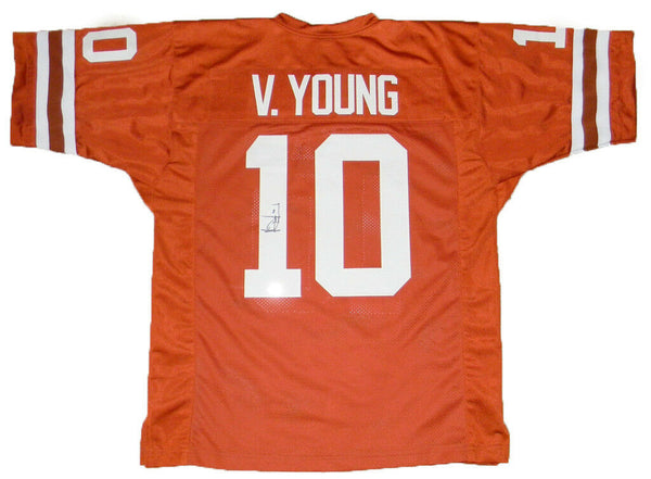 VINCE YOUNG AUTOGRAPHED SIGNED TEXAS LONGHORNS #10 JERSEY TRISTAR