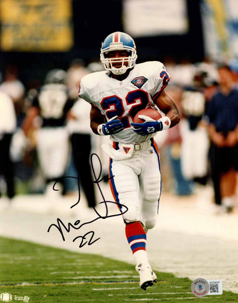Alton Montgomery Autographed Denver Broncos 8x10 Photo Beckett 51083