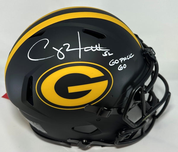 Packers CLAY MATTHEWS Signed Full Size ECLIPSE Authentic Speed Helmet AUTO - JSA