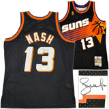 SUNS STEVE NASH AUTOGRAPHED M&N 1996-97 HARDWOOD CLASSIC JERSEY L BECKETT 233677