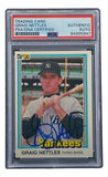 Graig Nettles Signed New York Yankees 1981 Donruss #105 Trading Card PSA/DNA