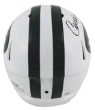 Jets Curtis Martin Signed 1998-18 TB Full Size Speed Rep Helmet w Case PSA Itp