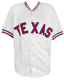 Jeff Burroughs Signed White T/B Custom Baseball Jersey w/74 MVP - (SCHWARTZ COA)