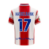 Jimmy Floyd Hasselbaink Signed Atletico Madrid Soccer Jersey 17 with Beckett COA