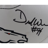 Demarcus Ware Autographed Denver Broncos Logo Football Beckett Witness 56376