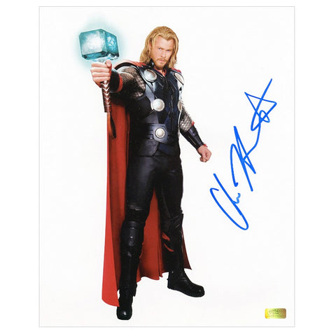 Chris Hemsworth Autographed 2011 Thor Movie Concept Art 8x10 Photo