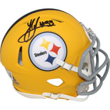 Jack Sawyer Autographed Pittsburgh Steelers Mini Helmet 25 ALT Beckett WIT 53155