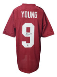 Bryce Young Signed Custom Maroon College Style Football Jersey BAS ITP