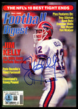 Jim Kelly Autographed 5.5x7.5 Football Digest Magazine Bills Beckett QR #BS31940