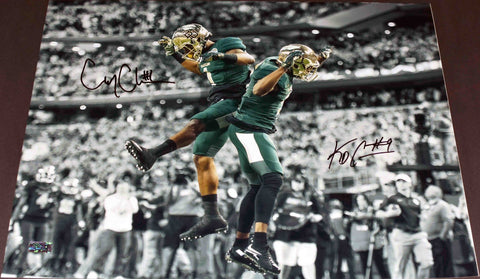 COREY COLEMAN & KD CANNON AUTOGRAPHED BAYLOR BEARS 16x20 PHOTO COA