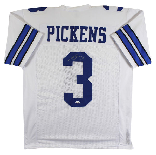 George Pickens Authentic Signed White Pro Style Jersey Autographed JSA Witness