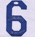 Steve Garvey Signed Dodgers Jersey Inscribed "74 NL MVP" (JSA Hologram)