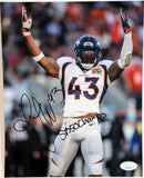 T.J. Ward Autographed 8x10 Photograph Inscribed "SB50 Champs" (James Spence COA)