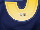 RAMS AARON DONALD AUTOGRAPHED BLUE NIKE ON FIELD JERSEY SIZE L BECKETT 241360