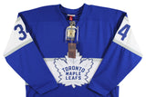 Maple Leafs Auston Matthews Signed Blue Vintage M&N Throwback Jersey Fanatics