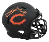 Bears Julius Peppers Signed Eclipse Speed Mini Helmet W/ Case BAS Witnessed