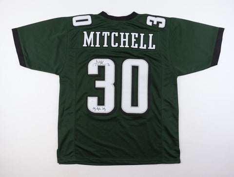 Brian Mitchell Signed Philadelphia Eagles Jersey Inscribed Fly Eagles Fly (JSA)
