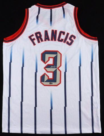Steve Francis Signed Houston Rockets Jersey (Steiner) 3xAll Star Point Guard