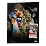 Chris Long Eagles Autographed/Inscribed 11x14 Photo JSA 187502