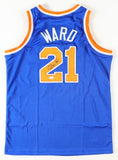 Charlie Ward Signed New York Knicks Jersey JSA COA/ Florida State Heisman Trophy