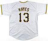 Ke'Bryan Hayes Signed Pittsburgh Pirates Jersey (Beckett) 3rd Year / 3rd Baseman