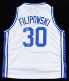 Kyle Filipowski Signed Duke Blue Devils Jersey /Beckett/2024 NBA Draft Pick Jazz