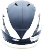 RUSSELL WILSON AUTOGRAPHED BRONCOS AMP BLUE MINI HELMET FANATICS HOLO 227948