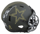 Cowboys Deion Sanders Signed STS IV Speed Mini Helmet BAS Witnessed #4W108518