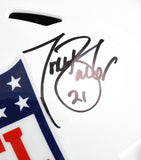 Tiki Barber Ronde Barber Autographed NFL F/S Speed Helmet - Beckett W Hologram