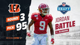 Jordan Battle Signed Cincinnati Bengals Jersey (GTSM) 2023 Draft Pk/ Alabama D.B