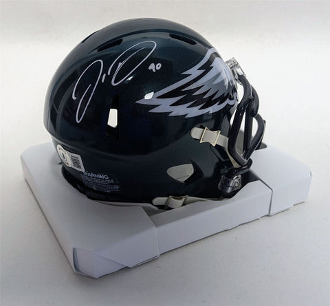 Jordan Davis Autographed Philadelphia Eagles Speed Mini Helmet - BAS
